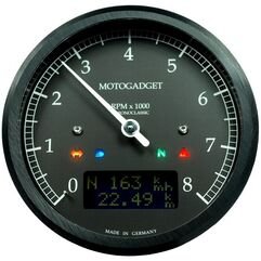 Motogadget / モトガジェット クロノクラシック 10000 (ダークLCD) ブラック | 2004061
