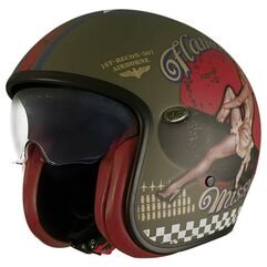 Premier / プレミア Helmets Premier / プレミア Open Face Helmet Vintage Pin Up Military Bm | APJETVIEFIBPMM00XS