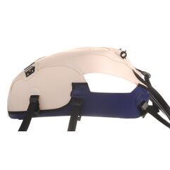Bagster / バグスター タンクカバー ホワイト/ダーク レッド/シーリングストライプ ゴールド for TRIUMPH BONNEVILLE T 100/SE 2013 | 1568Z