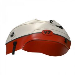 Bagster / バグスター タンクカバー ホワイト/レッド/ストライプ アントラサイト MOTO GUZZI V7 2012 | 1591F