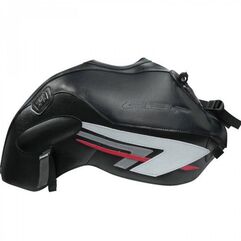 Bagster / バグスター タンクカバー ブラック/デコ スチール グレー/レッド HONDA CBF 600 N (UNSTROMLINIENFORMIG) 2010-201 | 1557F