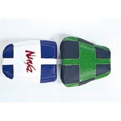 Bagster シートカバー ZX 6 R / 97 / KAWASAKI PVC グリーン. ホワイト. ANTH. ダークパープル グリーン/ホワイト/アンスラサイト/ダークパープル/レター フクシャ | 2047G