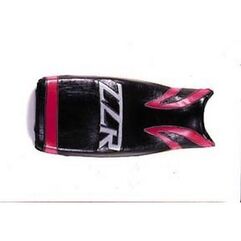 Bagster シートカバー ZZR 600 / 92 / KAWASAKI PVC ブラック. フクシャ. ライトグレー LET ブラック/フクシャ/レター ライトグレー | 2023G