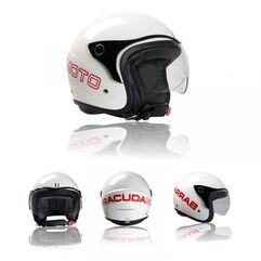 Barracuda Moto / バラクーダモト ヘルメット Fibra | FIBRA-BIANCO-M