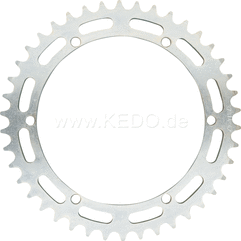 Kedo 42T Replica Rear Sprocket, steel, with genuine XT500 look, suitable for 520 type chain | 91093