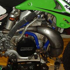 サムコスポーツ / Samco Sport Kawasaki KX 250 M1 / M2 2003 - 2004 5 ピース シリコンラジエーター クーラントホースキット | KAW-16-BU