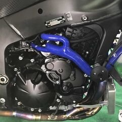 サムコスポーツ / Samco Sport Kawasaki ZX 6R 2009 - 2021 4 ピース Y-ピース Race Design シリコンラジエーター クーラントホースキット | KAW-64-BU