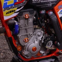 サムコスポーツ / Samco Sport KTM 450 SXS-F 2007 3 ピース シリコンラジエーター クーラントホースキット | KTM-8-OR