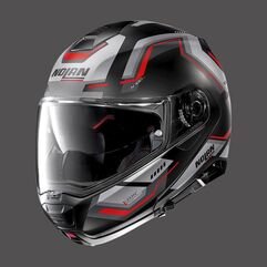 NOLAN / ノーラン Modular Helmet N100.5 Upwind N-com Black Red Matt | N15000522058