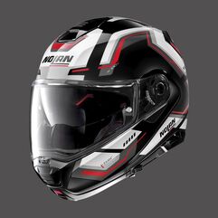 NOLAN / ノーラン Modular Helmet N100.5 Upwind N-com Black Red | N15000522061