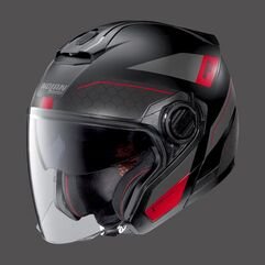 NOLAN / ノーラン Jet Helmet N40.5 Pivot N-com Red Flat Black | N45000526025