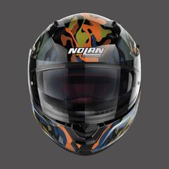 NOLAN / ノーラン Full Face Helmet N60.6 Foxtrot N-com Orange Blue Black | N66000591034