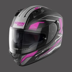 NOLAN / ノーラン Full Face Helmet N60.6 Perceptor N-com Pink Black Matt | N66000812028