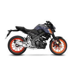 LEOVINCE / レオビンチ SBK LV ONE EVO 1/1 YAMAHA MT-125/XSR 125/YZF-R125 INOX with catalyst ECE/EU-APPROVED STAINLESS STEEL FULL SYSTEM | 14365EK
