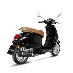 LEOVINCE / レオビンチ SBK NERO 1/1 PIAGGIO VESPA PRIMAVERA/SPRINT 125 iGet ABS INOX with catalyst ECE/EU-APPROVED STAINLESS STEEL FULL SYSTEM | 14067K