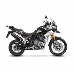 LEOVINCE / レオビンチ SBK LV ONE EVO BLACK TRIUMPH TIGER 900 GT/RALLY/PRO INOX ECE-APPROVED STAINLESS STEEL SLIP-ON | 14352EB