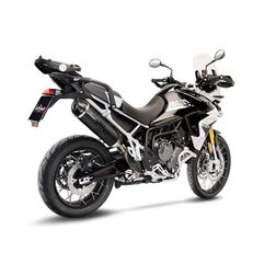 LEOVINCE / レオビンチ SBK LV ONE EVO BLACK TRIUMPH TIGER 900 GT/RALLY/PRO INOX ECE-APPROVED STAINLESS STEEL SLIP-ON | 14352EB