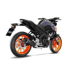 LEOVINCE / レオビンチ SBK LV ONE EVO 1/1 YAMAHA MT-125/XSR 125/YZF-R125 CARB with catalyst ECE/EU-APPROVED CARBON FIBER FULL SYSTEM | 14366EK