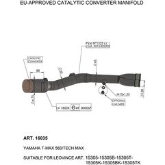 LEOVINCE / レオビンチ SBK EU-APPROVED CATALYTIC CONVERTER MANIFOLD EU-APPROVED | 16035