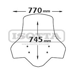 Isotta イソッタ ウィンドシールド ミディアム プロテクション | SC4255