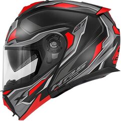 GIVI / ジビ X.27 SECTOR, Matt Black / Titanium / Red, Size S | HX27FSEBR56