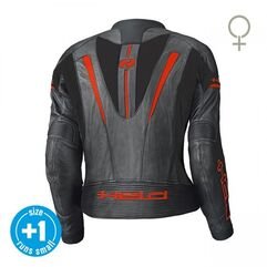 Held / ヘルド Debbie II Black-Neonred Leather Jacket | 5730-61