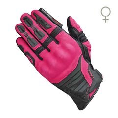 Held / ヘルド Hamada Black-Pink Adventure Gloves | 22060-63