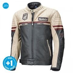 Held / ヘルド Baker Blue-Beige-Burgund Leather Jacket | 51927-33