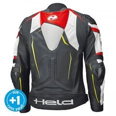 Held / ヘルド Safer II Black-White-Red Leather Jacket | 51933-7