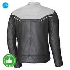 Held / ヘルド Heyden Black-Grey Leather Jacket | 52120-3