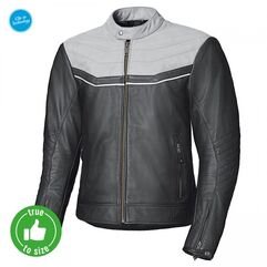 Held / ヘルド Heyden Black-Grey Leather Jacket | 52120-3