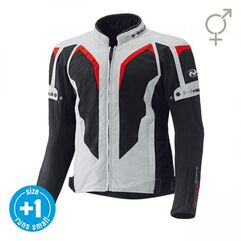 Held / ヘルド Zelda Grey-Red Textile Jacket | 6638-72