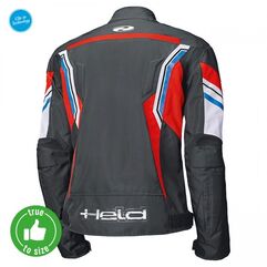 Held / ヘルド Baxley Top Black-Red-Blue Textile Jacket | 62020-130