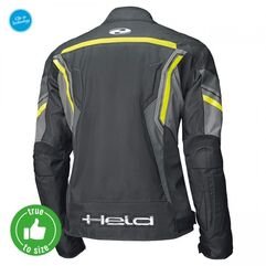 Held / ヘルド Baxley Top Black-Fluorescent-Yellow Textile Jacket | 62020-58