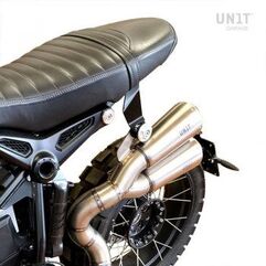 Unitgarage / ユニットガレージ Support for high exhaust monoposto seat NineT Scrambler | 1646