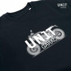 Unitgarage / ユニットガレージ Pioneer Carbon black sweatshirt, Size XXL | U106_xxl