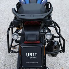 Unitgarage / ユニットガレージ Inox Subframes for Atlas aluminum side panniers HD Pan America | 3306_BL