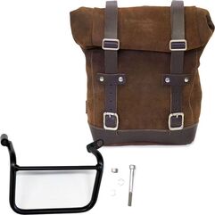 Unit Garage WAXED SUEDE SIDE PANNIER + LEFT SUBFRAME TRIUMPH SCRAMBLER 1200 XC_XE, ColoradoBrown | U002-1019SX-ColoradoBrown