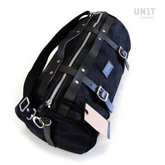 Unitgarage / ユニットガレージ Duffle Bag Kalahari 25L Split Leather, JetBlack | U013-JetBlack