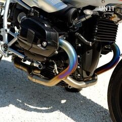 Unitgarage / ユニットガレージ Headpipe without Catalytic Converter Titanium with visible welding (EURO 5) | 1617TitS_21+1618_21