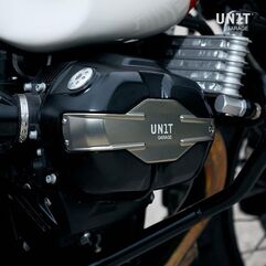 Unitgarage / ユニットガレージ Pair of Unitgarage valve covers, Dark silver | 1639BL+1680-Dark-silver