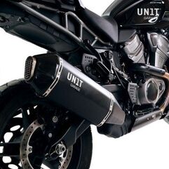 Unitgarage / ユニットガレージ HD Pan America Titanium Black exhaust With OEM cover | 3300_with-oem-cover