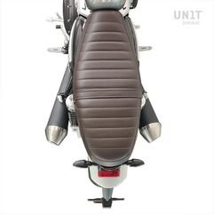 Unit Garage Seat cover in leather Speed Twin, Brown | 3100-Brown