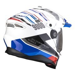Scorpion / スコーピオン Adf-9000 Air Desert Helmet White Blue Red XS | 184-426-236-02