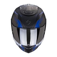Scorpion / スコーピオン Exo 391 Haut Helmet Black Matt Blue XS | 139-416-268-02