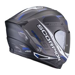 Scorpion / スコーピオン Exo 391 Haut Helmet Black Matt Blue XS | 139-416-268-02