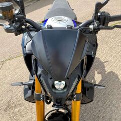 Pyramid Plastics / ピラミッドプラスチック Fly Screen | Matte Black | Yamaha MT-09 2021> | 22160M