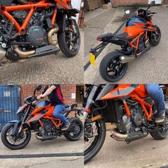 Pyramid Plastics / ピラミッドプラスチック エキゾーストチーク マットブラック KTM 1290 Superduke R 2020> | 29900M