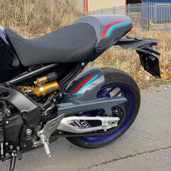 Pyramid Plastics / ピラミッドプラスチック Hugger | Storm Fluo/Cyan Storm Colours | Yamaha MT-09 2021> | 072451D