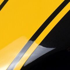 Pyramid Plastics / ピラミッドプラスチック Fly Screen | Metallic Diablo Black/Metallic Yellow (Yellow Ball Scheme) | Kawasaki Z 900 RS SE 2022> | 23500P